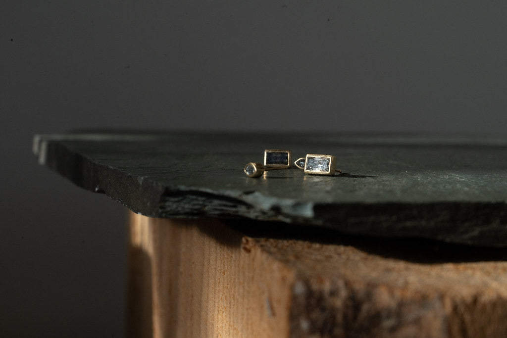 marquise studs