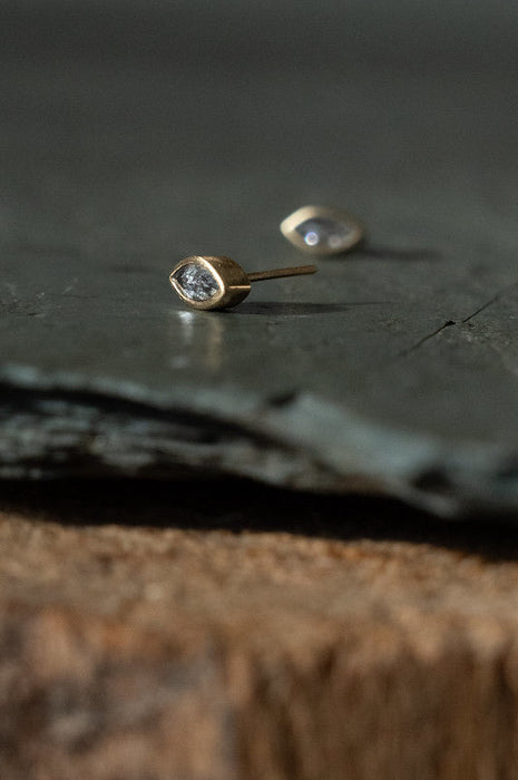 marquise studs